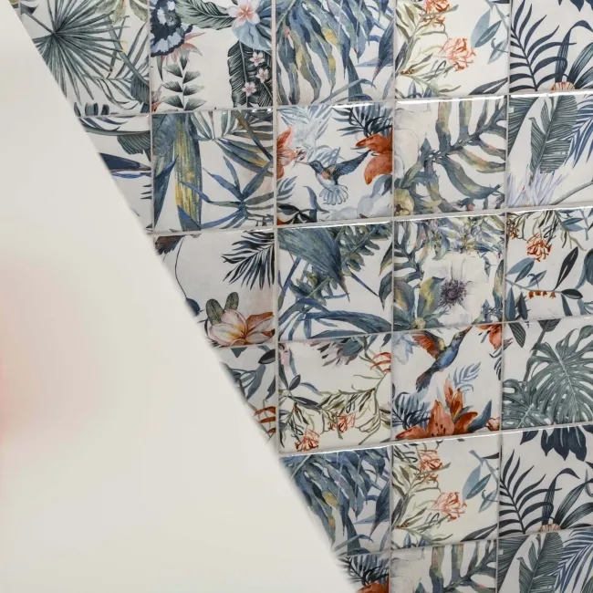 Veneto Multicolour Gloss Patterned Wall Tiles