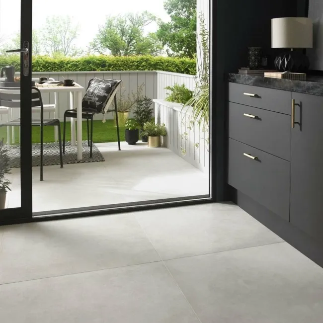 Optimum Bianca Stone Effect 20mm Porcelain Paving Slabs