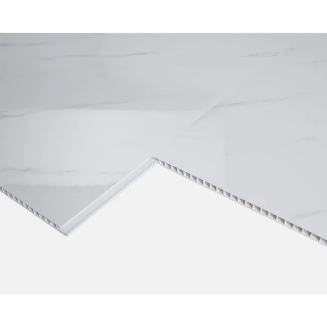 Trepanel Aqua® Gloss Carrara Marble Effect PVC Shower Wall Panel