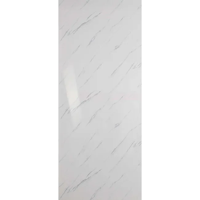 Trepanel Aqua® Gloss Carrara Marble Effect PVC Shower Wall Panel