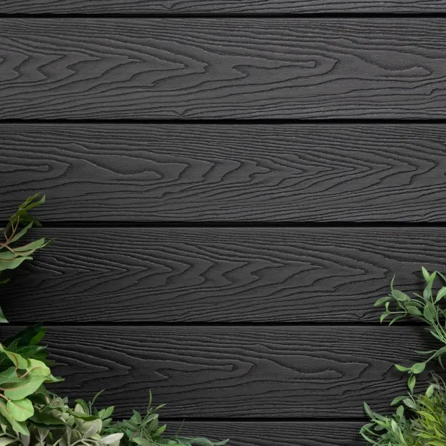 LuxeLine® Black Embossed Shiplap Composite Wall Cladding - 2900mm