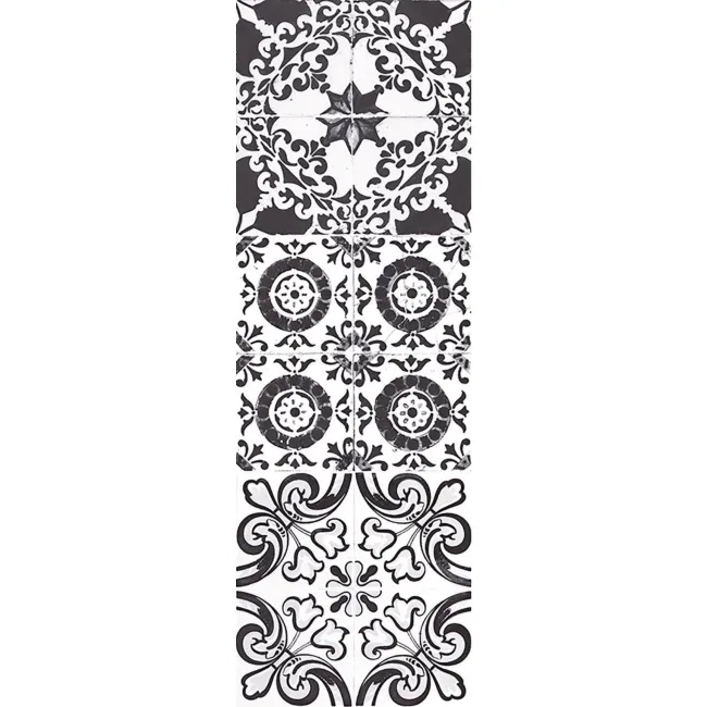 Eloquence Sloe Black Matt Patterned Wall Tiles