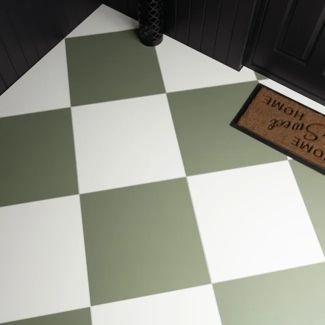 Sorbet White Matt Plain 598x598 Wall and Floor Tiles