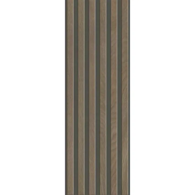 Timber Wood Slat Walnut Ceramic Wall Tiles