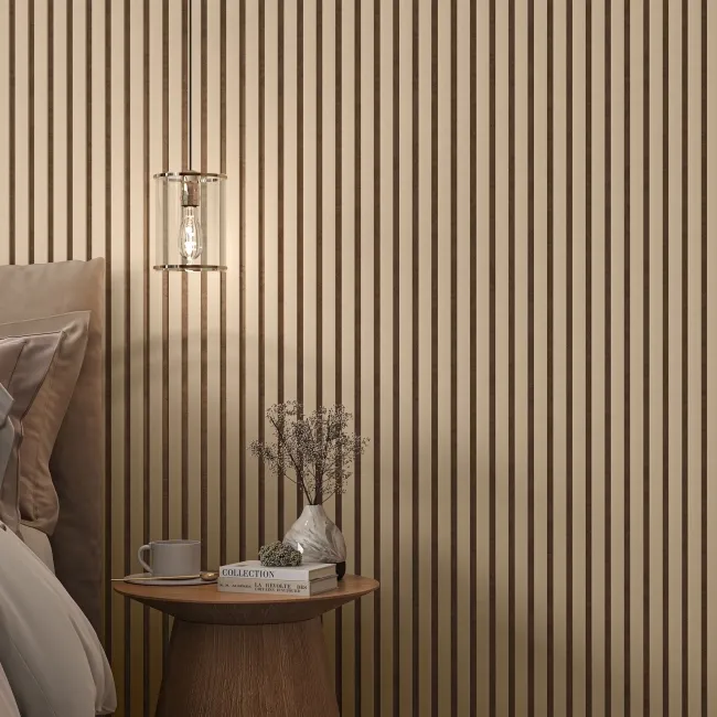 Trepanel® Mocha Mousse Beige Matt Acoustic Wall Panels