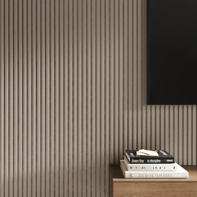 Trepanel® Warm Greige Beige Matt Acoustic Wall Panels