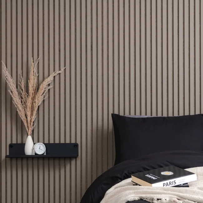 Trepanel® Warm Greige Beige Matt Acoustic Wall Panels