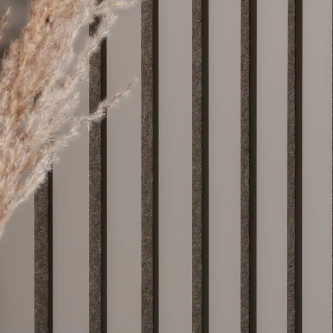 Trepanel® Warm Greige Beige Matt Acoustic Wall Panels