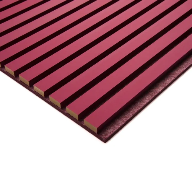 Trepanel® Windsor Wine Red Matt Acoustic Wall Panels