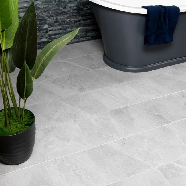 Valentina Imperial Light Grey Marble Effect Wall and Floor Tiles