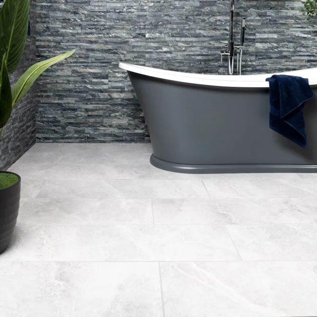Valentina Imperial Light Grey Marble Effect Wall and Floor Tiles