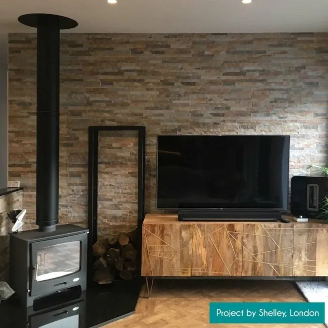 Vesuvius Light Rustic Split Face Effect Tiles