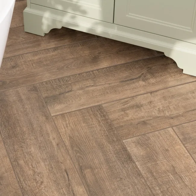 Willow Dark Oak Matt Wood Effect Wall and Floor Tiles