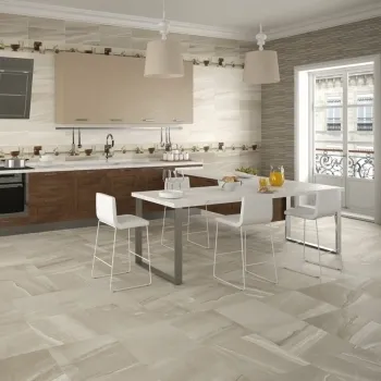 Burlington Taupe Decor Tile 200x600