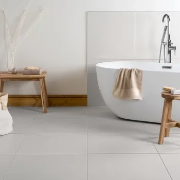 Lounge Matt Light Grey Stone Effect 600x600 Wall And Floor Tiles