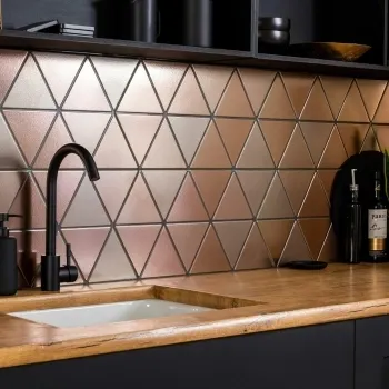 Aura Metallic Triangle Wall Tiles