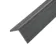 LuxeLine® Dark Grey Textured Composite Cladding Edging Corner Trim - 2500mm