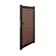 LuxeLine® Teak Garden Gate 1730x900mm - Standard Handle