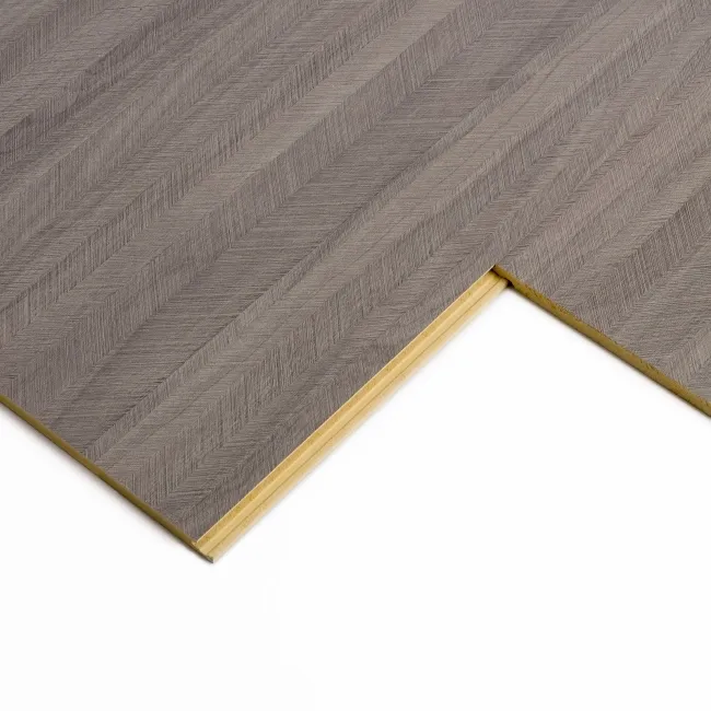 Trepanel Style® Grey Chevron Wood Effect Matt WPC Laminated Wall Panel