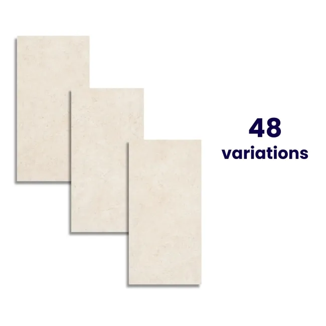 Fargo Beige Matt Stone Effect Anti-Slip Wall and Floor Tiles 600x300