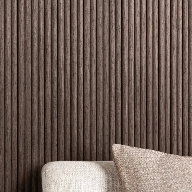 Trepanel Flex® Walnut Brown Flexible Wood Panels 2400x300