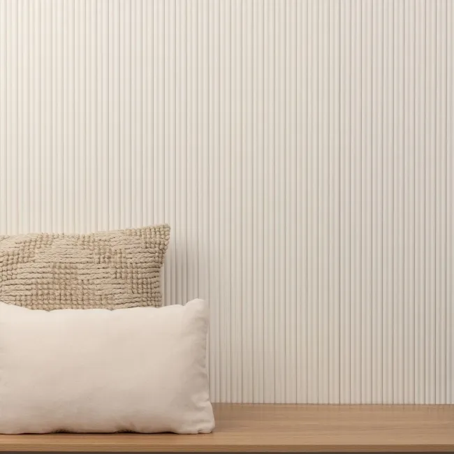 Trepanel Flex® White Flexible Wood Panels 2400x300