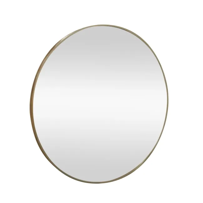 Trepanel Customise® Aluminium Framed Round Mirror Bronze 1000mm