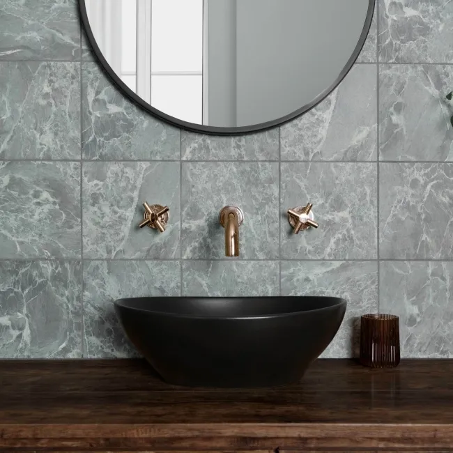 Camden Emerald Marble Effect Wall and Floor Tiles