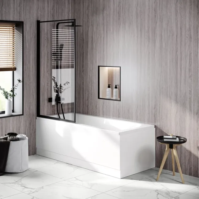 Trepanel Style® Grey Chevron Wood Effect Matt WPC Laminated Wall Panel