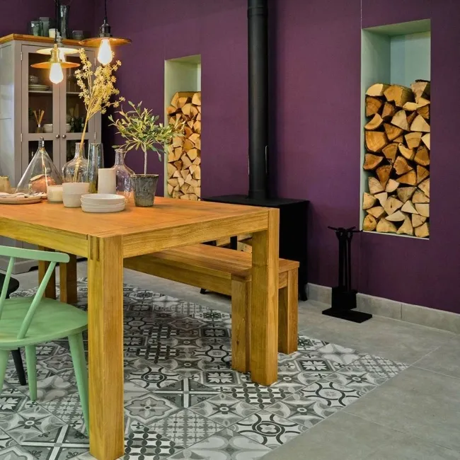 Bottega Grey Concrete Effect Matt Floor Tiles