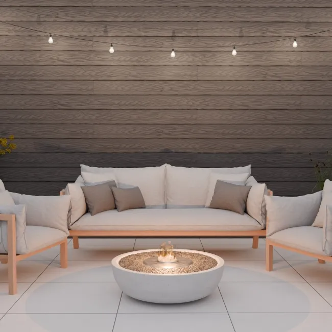 LuxeLine® Grey Embossed Shiplap Composite Wall Cladding - 2900mm