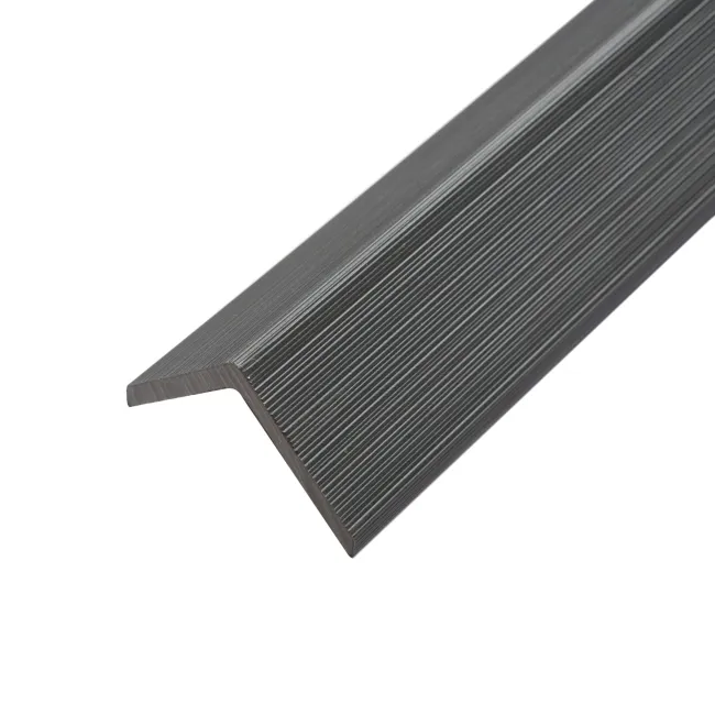 LuxeLine® Dark Grey Textured Composite Cladding Edging Corner Trim - 2500mm