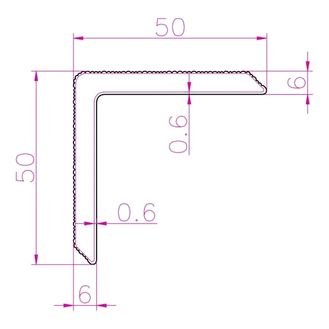 LuxeLine® Dark Grey Textured Composite Cladding Edging Corner Trim - 2500mm