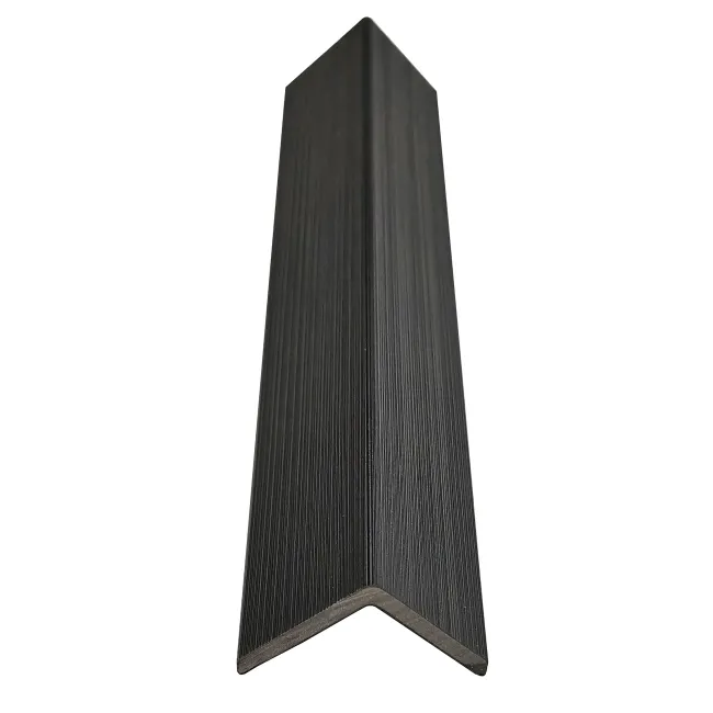 LuxeLine® Dark Grey Textured Composite Cladding Edging Corner Trim - 2500mm