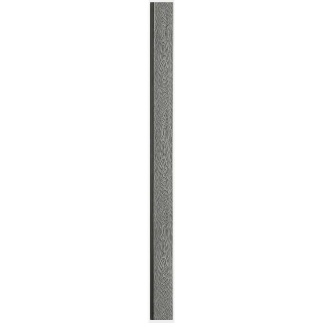 LuxeLine® Grey Embossed Shiplap Composite Wall Cladding - 2900mm