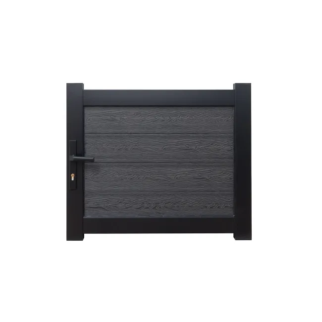 LuxeLine® Dark Grey Garden Gate 750x900mm - Standard Handle