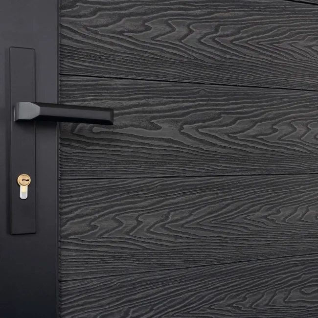 LuxeLine® Dark Grey Garden Gate 1730x900mm - Standard Handle