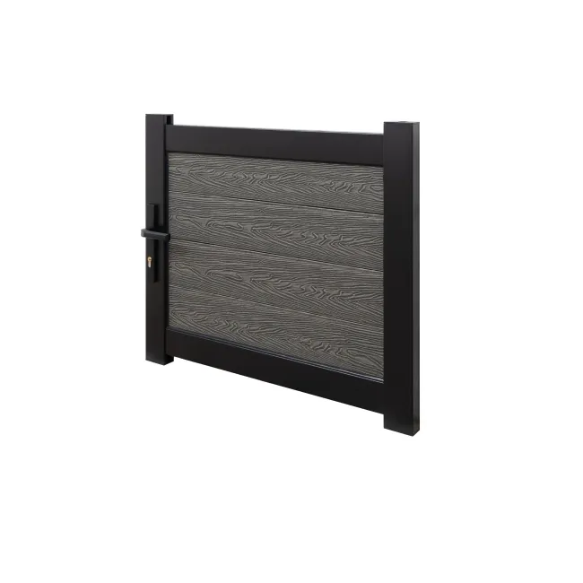 LuxeLine® Grey Garden Gate 750x900mm - Standard Handle