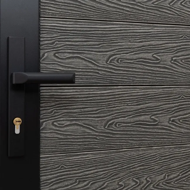 LuxeLine® Grey Garden Gate 750x900mm - Standard Handle