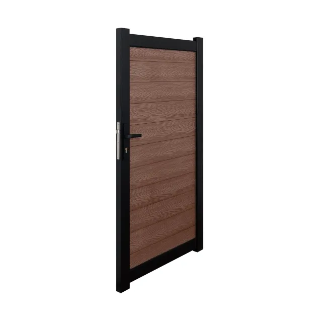 LuxeLine® Teak Garden Gate 1730x900mm - Standard Handle
