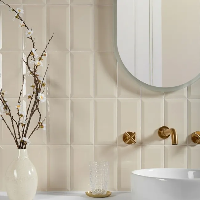 Metro Victoria Cream Gloss Metro Wall Tiles