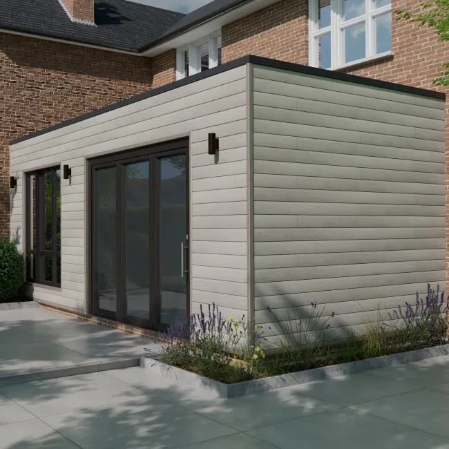 LuxeLine® Beige Embossed Shiplap Composite Wall Cladding - 2900mm