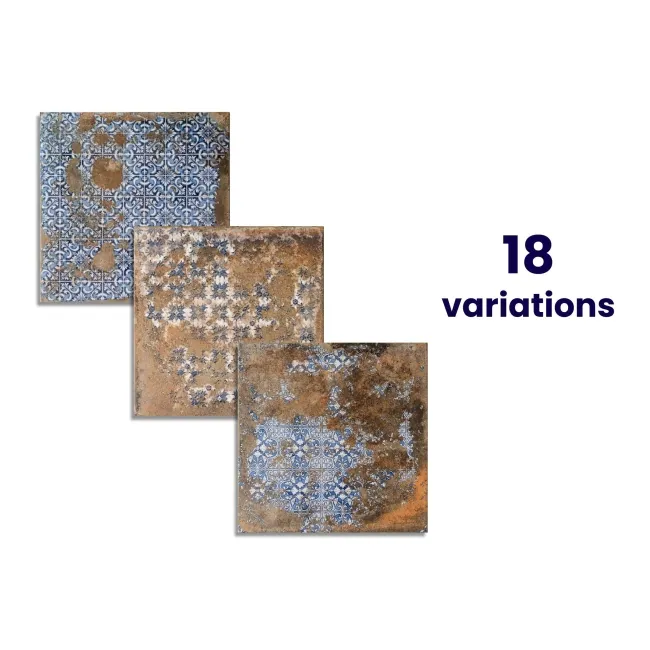 Harbour Russet Décor Multicolour Matt Wall and Floor Tiles