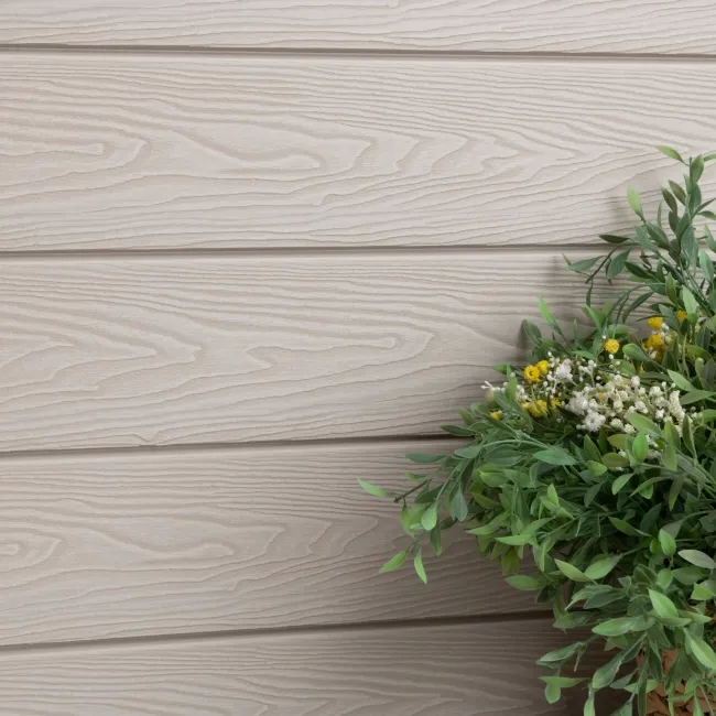 LuxeLine® Beige Embossed Shiplap Composite Wall Cladding - 2900mm