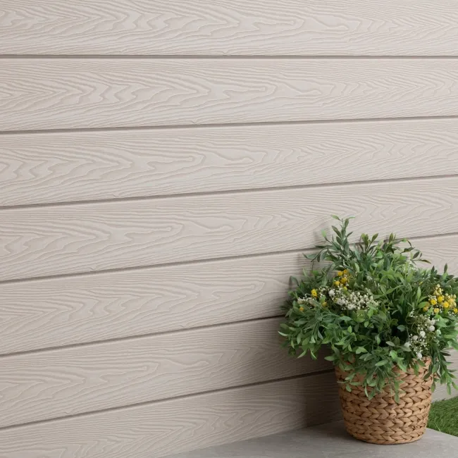 LuxeLine® Beige Embossed Shiplap Composite Wall Cladding - 2900mm