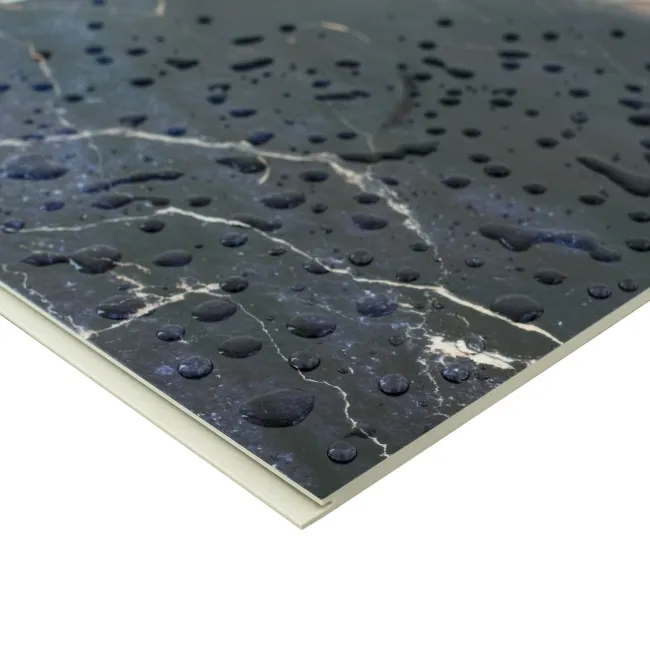 Trepanel Aqua Luxe® Blue Dramatic Marble Effect Embossed Gloss SPC XXL Wall Panel