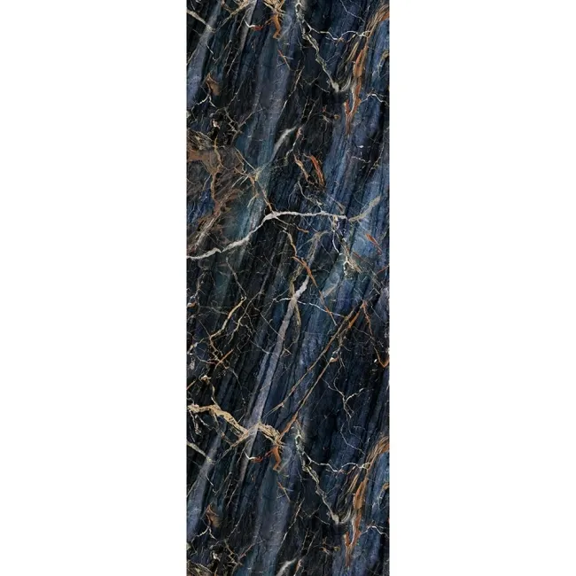 Trepanel Aqua Luxe® Blue Dramatic Marble Effect Embossed Gloss SPC XXL Wall Panel