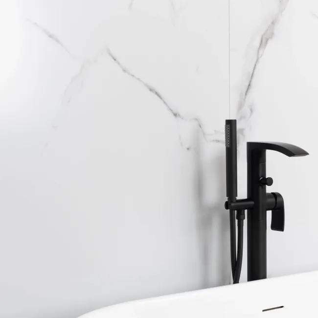 Trepanel Aqua Luxe® Carrara Soft Marble Effect Embossed Satin SPC XXL Wall Panel