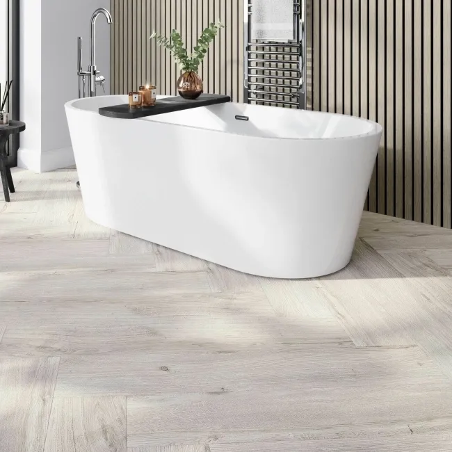 Trepanel Aqua 3D® Waterproof Ash Grey Wood Effect Slat Panels 3 Pack (Covers 1.39 SQM)