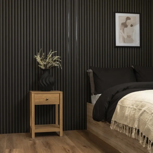 Trepanel Bright® Wall Panel LED Strip Lights With Black Casing - 2.4m Pack of 2